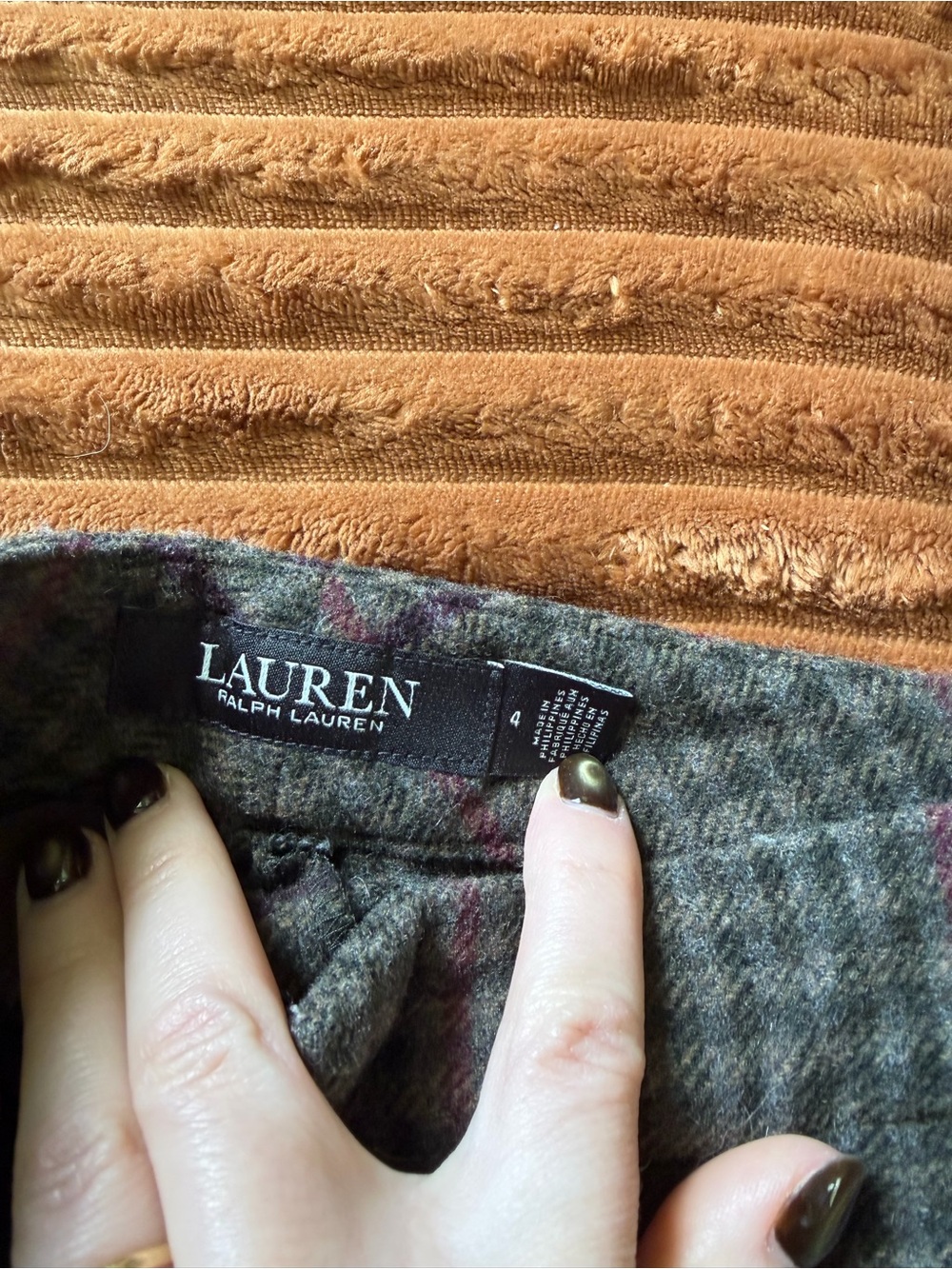 Lauren Ralph Lauren size 4 plaid pants